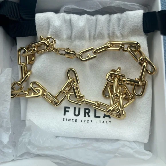 Furla Gold Chain Key Holder - Picture 8 of 16